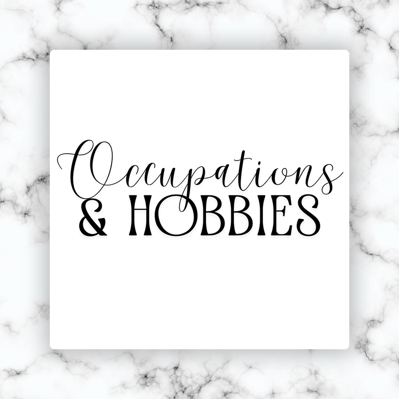 Occupations & Hobbies