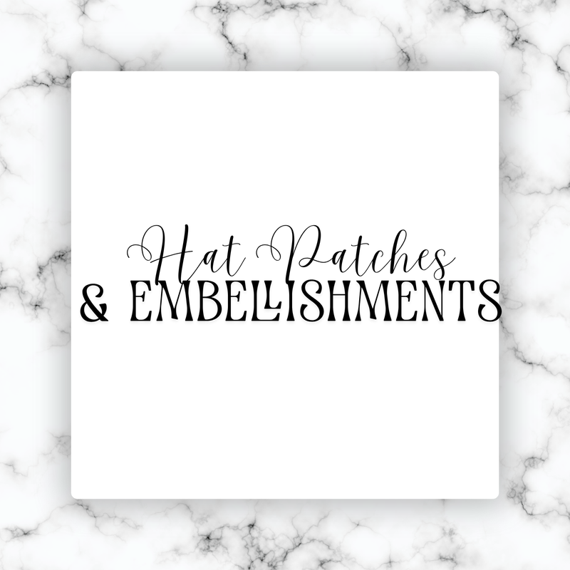 Hat Patches and Embellishments