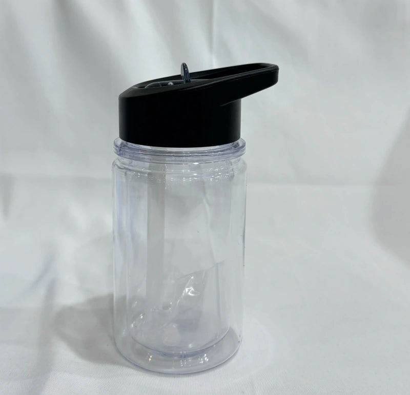 10oz Acrylic Snow Globe Water Bottle