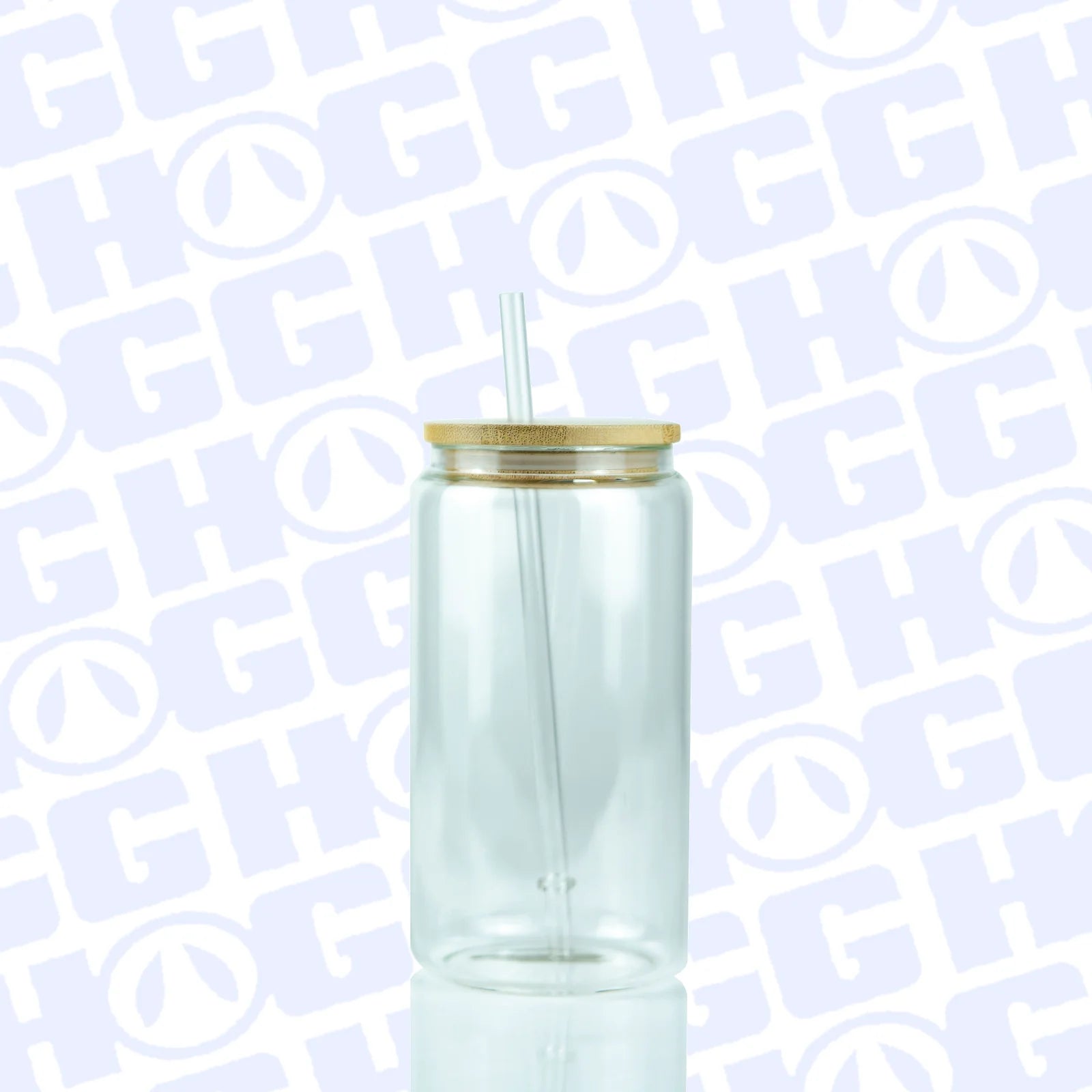 16oz Clear Glass Can