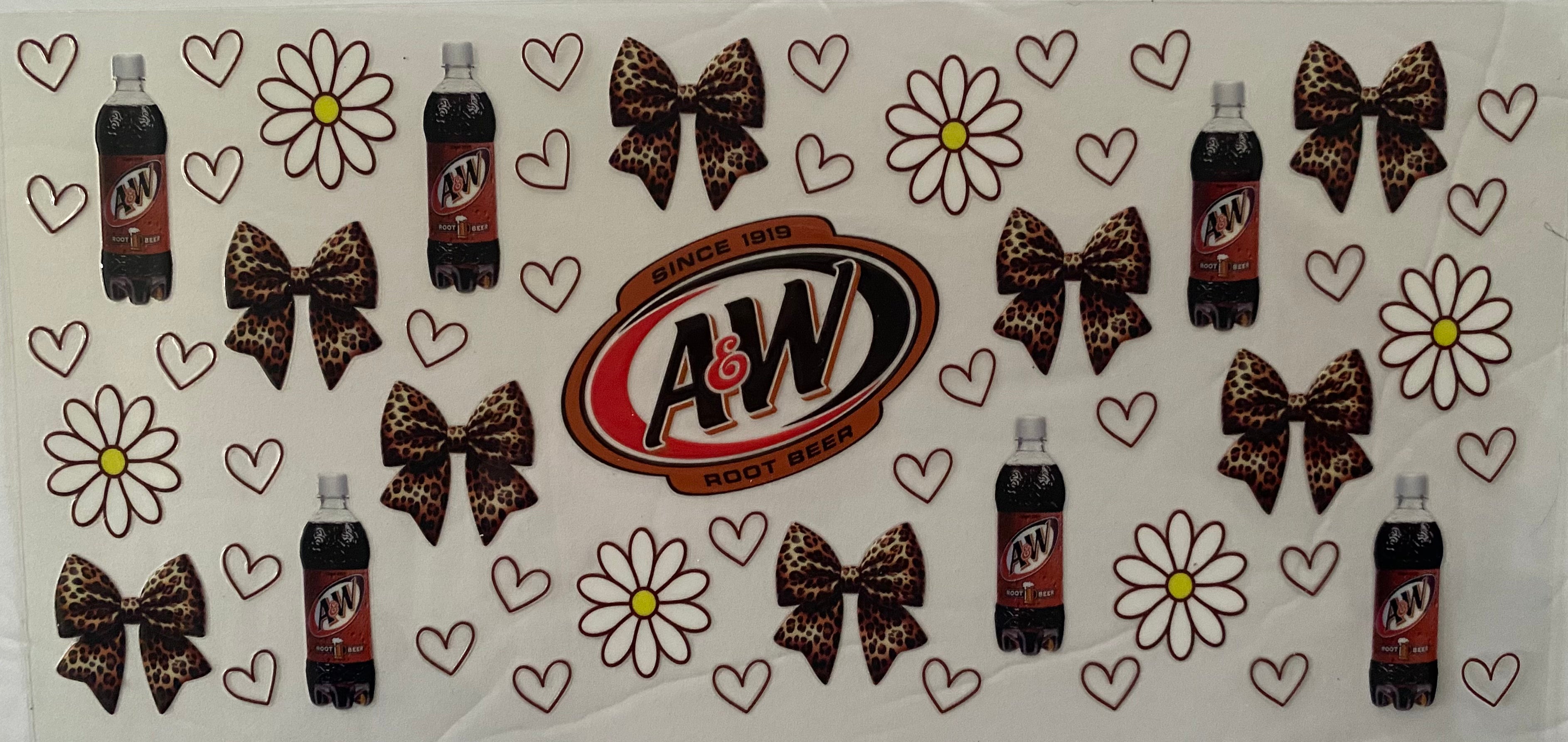 A&W w/Leopard Bow
